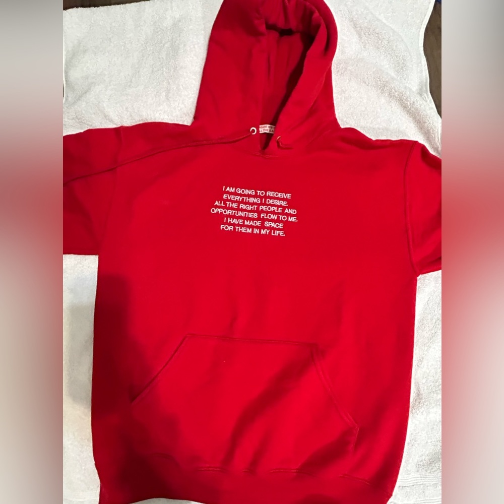 We’re not really strangers hoodie. size M.